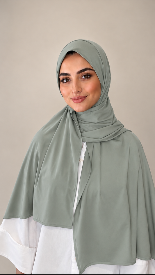Hijab liquid jersey menthe