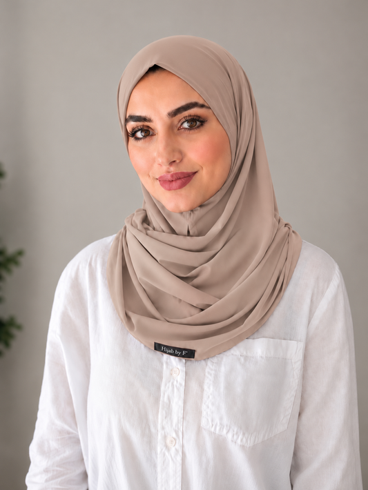 Hijab instant beige