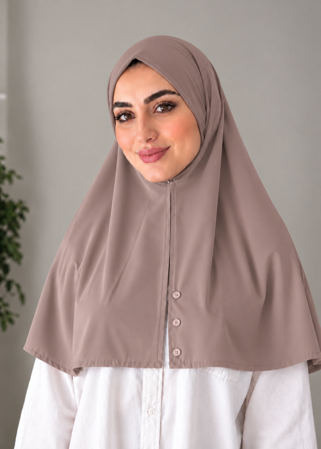 Hijab instant taupe