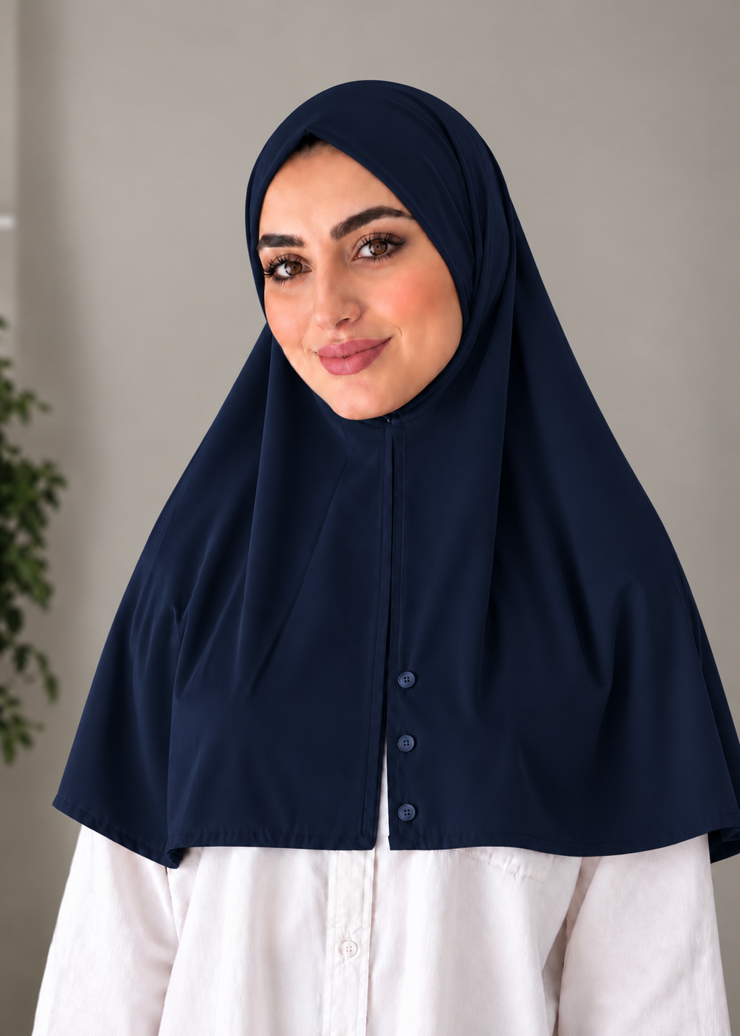 Hijab instant bleu marine